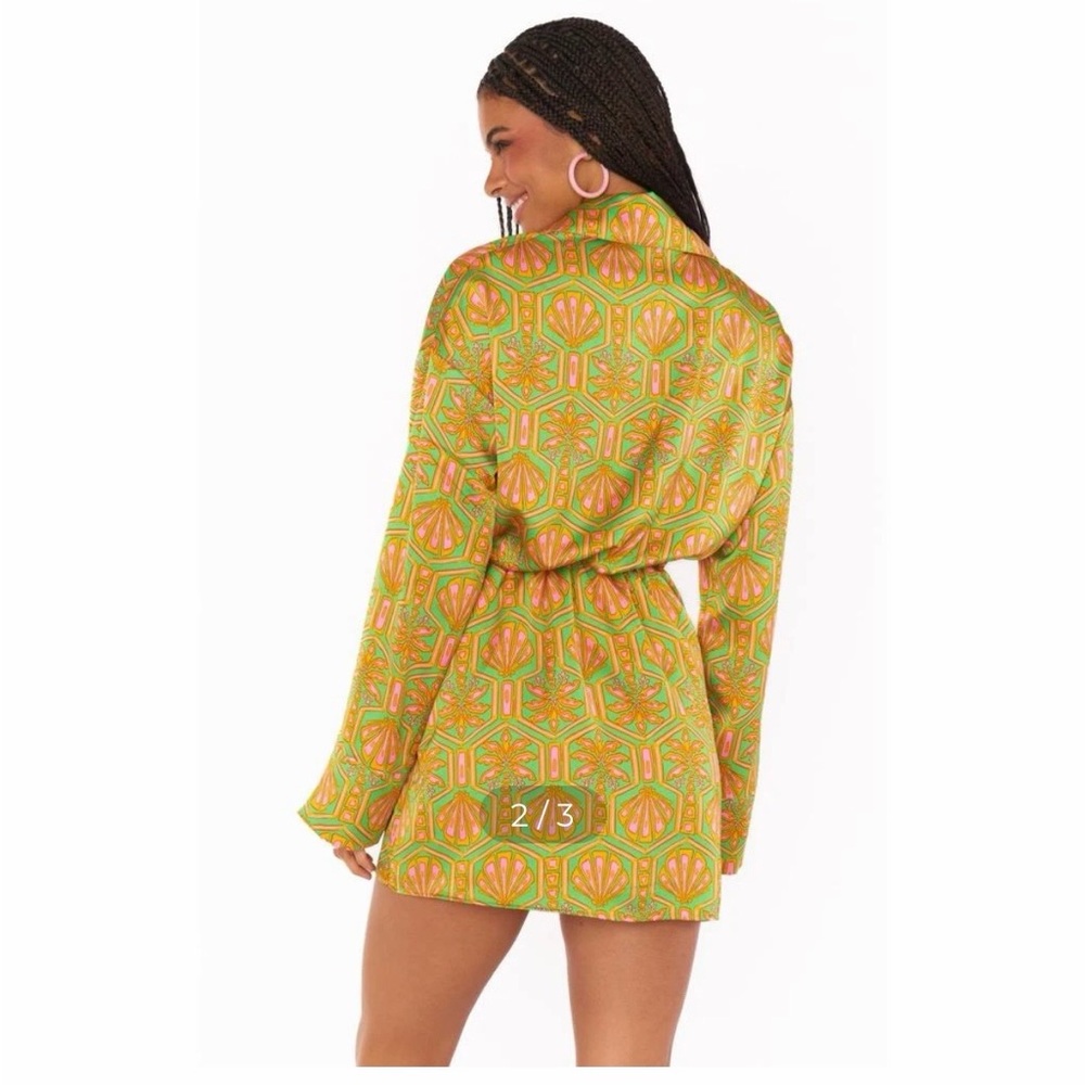 Show Me Your Mumu Clara Collared Mini Dress - Picture 2 of 4